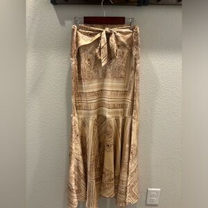 Free People Tan Floral Dress